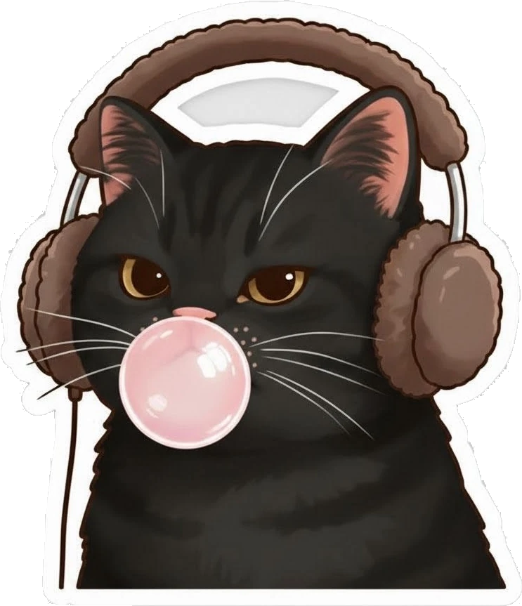 Bubblegum Cat
